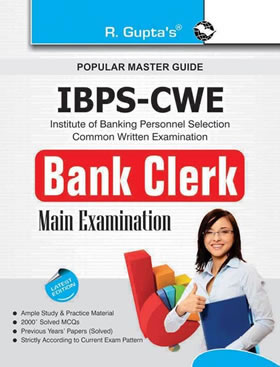 RGupta Ramesh IBPS-CWE: Bank Clerk Main Exam Guide English Medium
